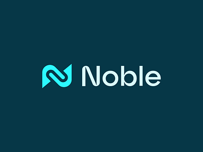 Noble Logo Design abstract ai app bold branding clever finance fintech futurisitc hand icon letter logo mark minimal modern n payment saas trust