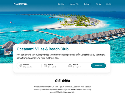 phamtanvilla - Redesign the homepage of the booking website booking booking landing page booking web booking website landing page redesign redesign website travel travel landing page travel web travel website ui ui design uiux design uiux web design uiux website ux design web design