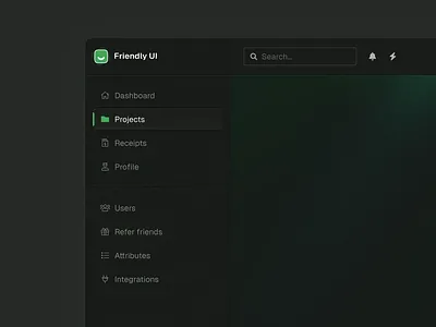 Sidebar component friendly ui sidebar
