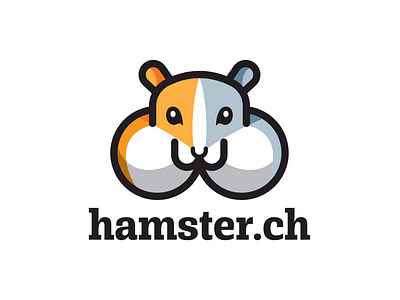 HAMSTER.CH (REDESIGN) CLIENTS PROJECT a b c d e f g h i j k l m n o p abstract logo animal animals b c f h i j k m p q r u v w y z character creative logo ctor cute hamster design drawing flat hamster illustration letter mark monogram logo design modern logo puppy sticker veterinarian