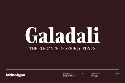 Galadali Font advertising book brand classy display editorial elegant fontes brasileiras galadali font latinotype logotype magazine swashes titles vintage