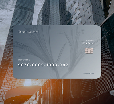 Card card chip chip card design employee executive card id id card membership membership card ui ui ux