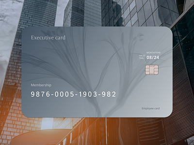 Card card chip chip card design employee executive card id id card membership membership card ui ui ux