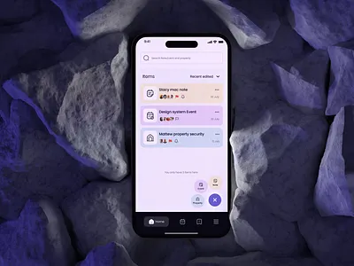 Notesync app project app clean daily ui design designer development event interface minimal mobile mobile ui note notion personal productivity typography ui ux