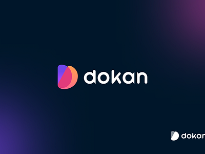 Dokan Logo branding color cool design dokan ecommerce illustration latest logo multi product ui ux vendor website