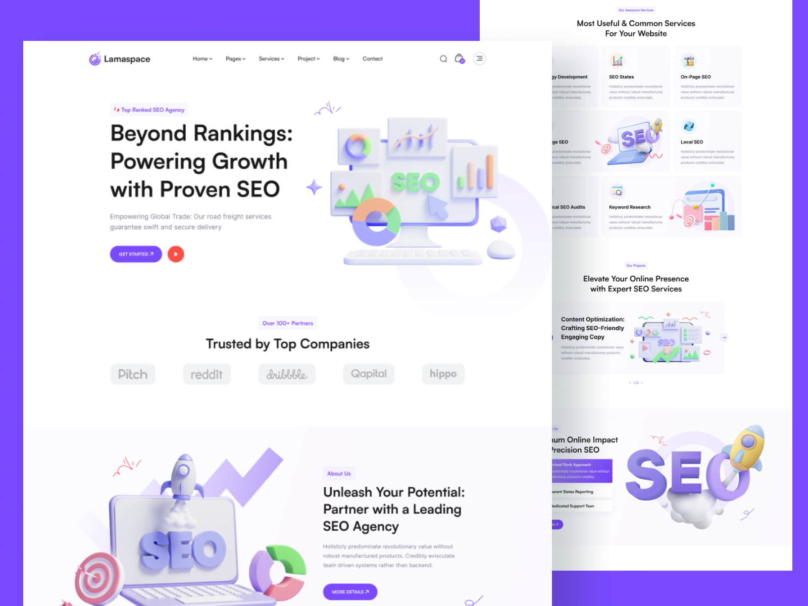 Example of Creative Landing Page Design