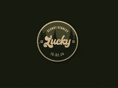 Dermot Kennedy - Lucky dermot kennedy green sticker lucky lucky sticker lucky type