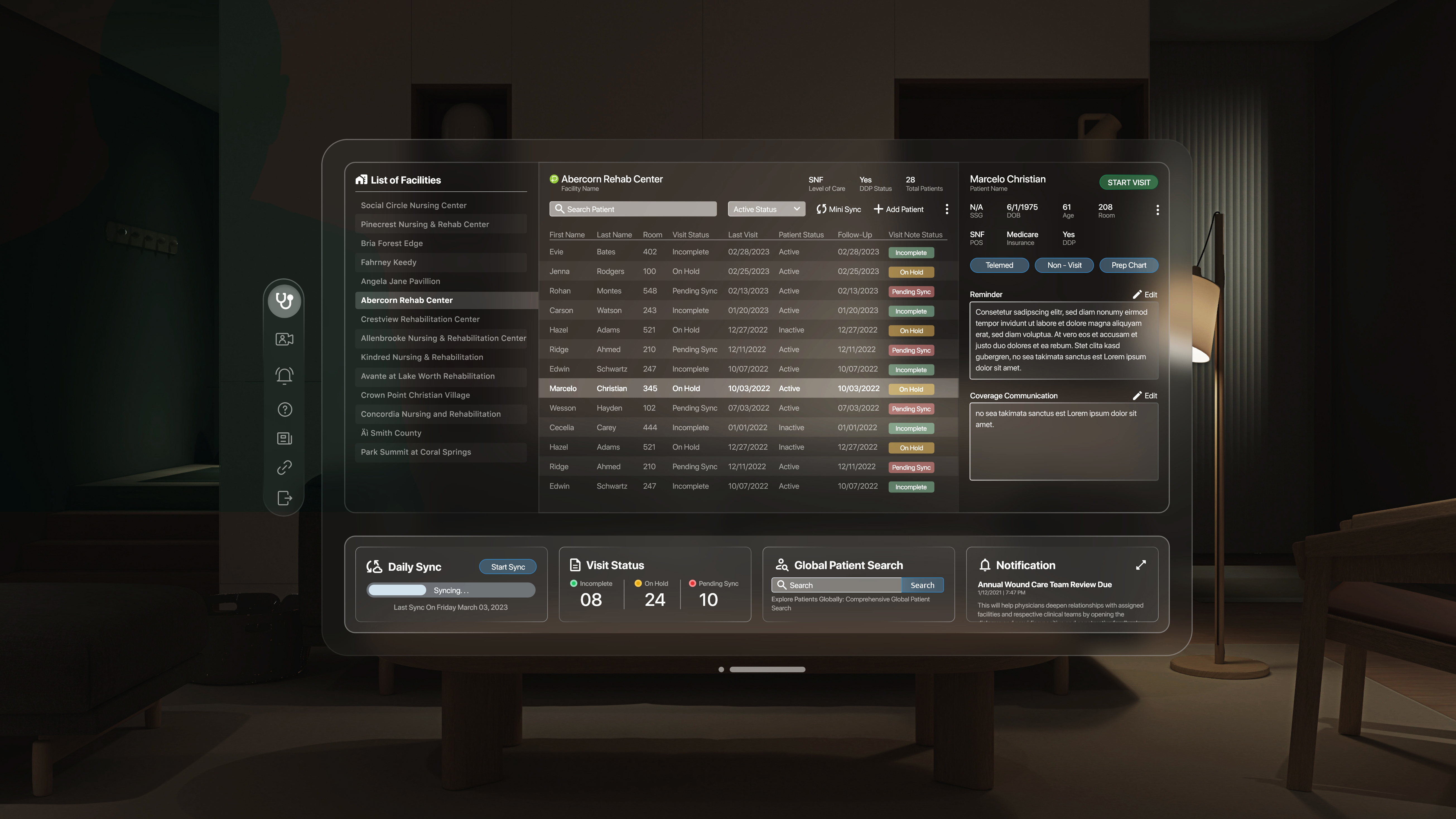 Spatial EHR for Vision Pro collaboration creativevision designconcept designexploration digitalhealth futureofhealthcare healthcaredesign healthcareinnovation healthcaretechnology healthcareui healthtech innovativedesign medicalrecords patientcare uiconcept uirevolution uiuxdesign usercentric userexperience visionpro