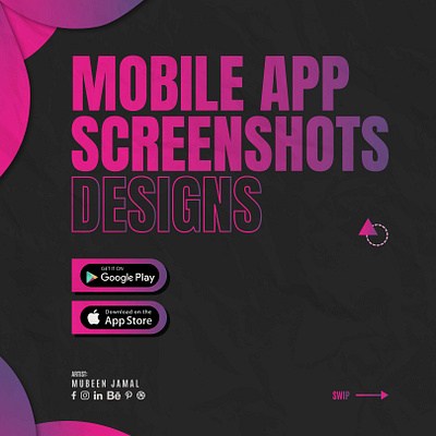 App Screenshots Design for the App Store Play Store app graphics app promotion app screenshots design app store design feature graphic graphic design play store screenshots screenshots deisgn