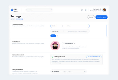 Profile Setting by Hashlogics on Dribbble