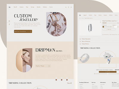 E-commerce Jewellery Website e commerce design e commerce platform jewelery website jeweleryui jewellery website jewellerystore minimalistdesign mobile design mobileecommerce responsive design shopify web design shopifydevelopment shopifytheme ui uidesign uiuxdesign uiuxinspiration userexperience uxdesign web design