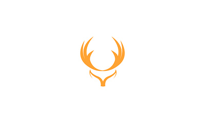 Deer head Logo Template vector icon illustration design graphic