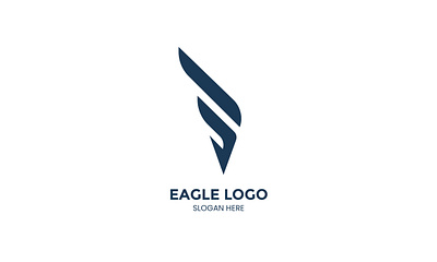 Eagle logo design vector, Illustration animal
