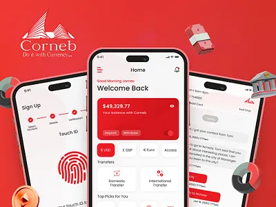 Fintech Mobile App UX/UI Design