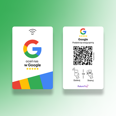 NFC CARD // QR CODE // GOOGLE