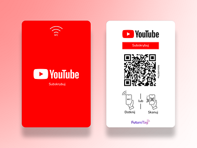 NFC CARD // QR CODE // YOUTUBE