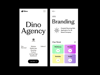 Responsive UI agency app ui branding clean design dstudio illustration ios app landing page mobile app design mobile ui product design responsive typography ui ui ux user experience ux web app website