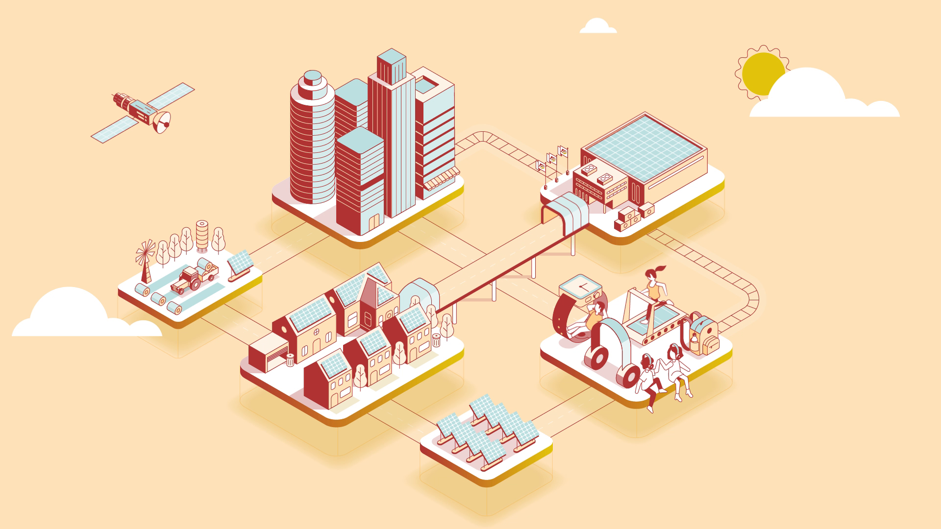 Example of Your Brand's Isometric World