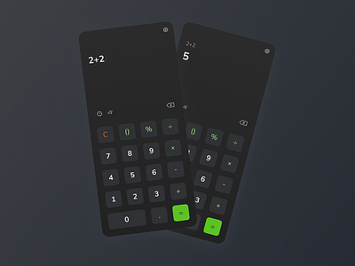 Calculator App UI app calculator design figma minimal minimal design mobile ui user interface ux