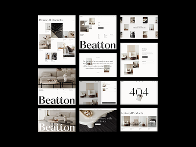 E-commerce Furniture 03 artdirection e commerce ecomm figma furniture graphic design grid layout minimalist modern product details page shopping cart typography ui visual visual design web design webshop website whitespace