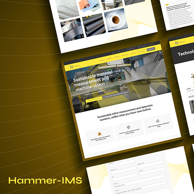 Redesign for Hammer-IMS & Swiep digital design frontend web development webdesign website