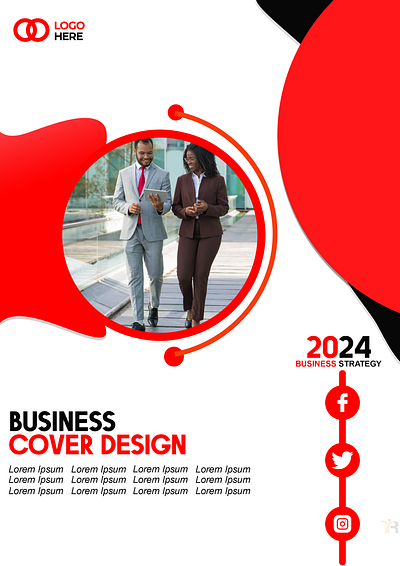 Business Cover Design branding graphic design ui