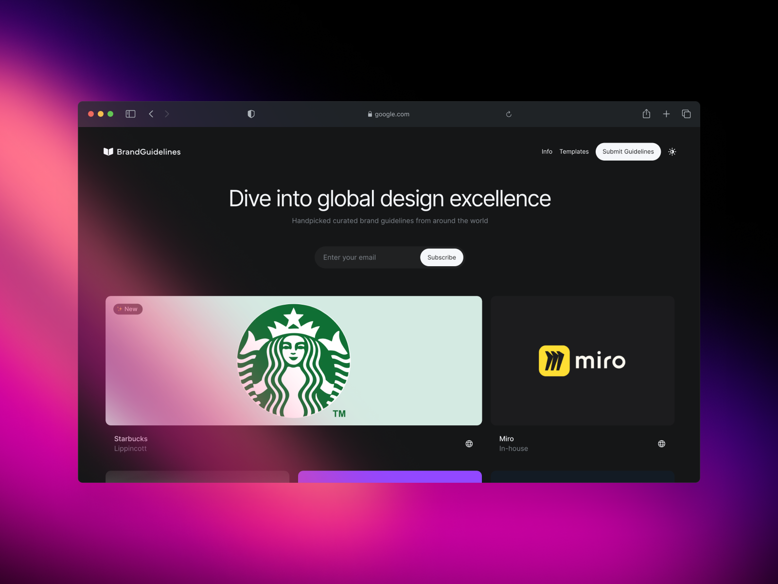 Brandguidelines.net brand brandguidelines branding dark design guide guideline guidelines inspiration manual ui web