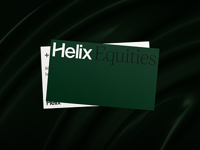 Helix Investment Fund Brand Identity brand identity branding graphic design logo logo design