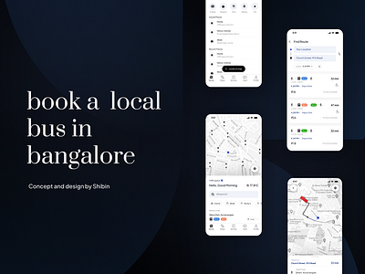 Booking a Local Bus 2024 aesthetic app booking bus concept minimal modern real problem travel ui