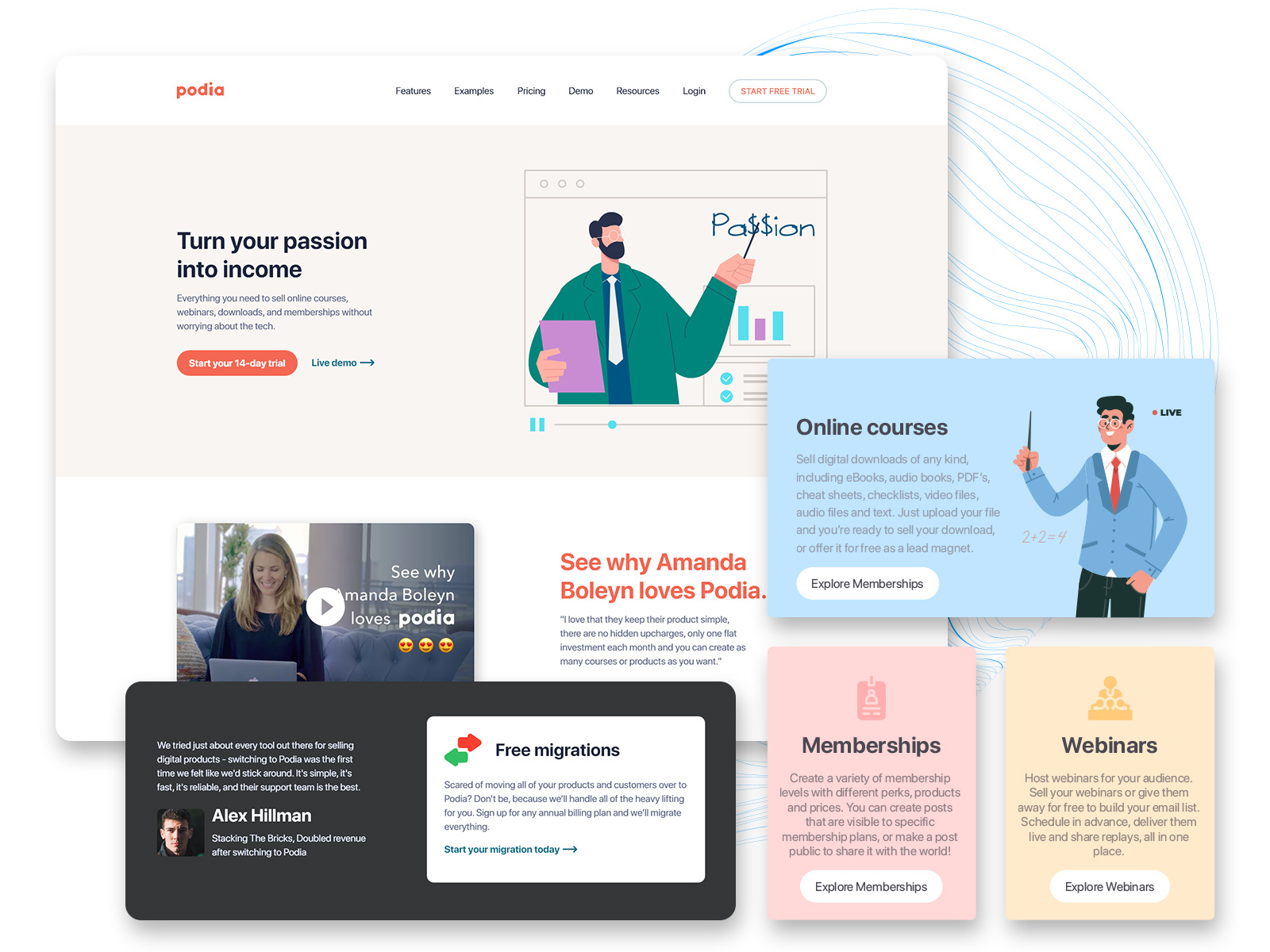 Course Website UI by Digifloat on Dribbble