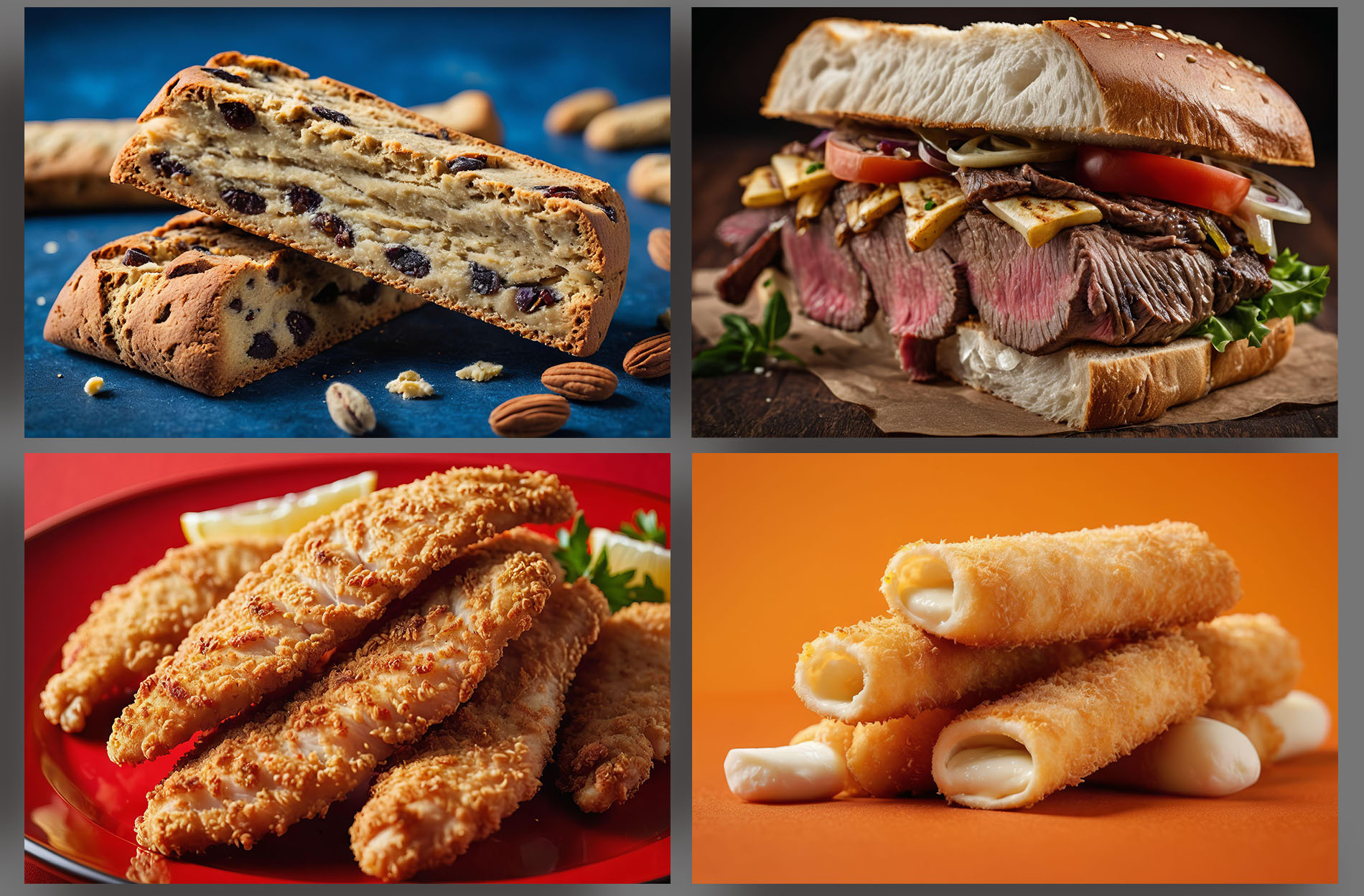 Food Photography Collection - AI Generated ai generated appetizing bakery close up cuisine culinary delicious dessert fast food food gourmet menu photogprahy professional promotional sweets texture