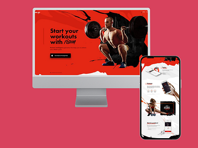 Fitness Website Design fitness fitness website shopify shopify website squarespace ui ux web design website design wix wordpress