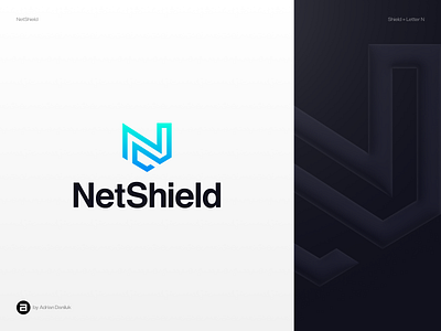 NetShield brand branding design graphic design icon identity logo logo design logomark mark net privacy security shield vector wordmark