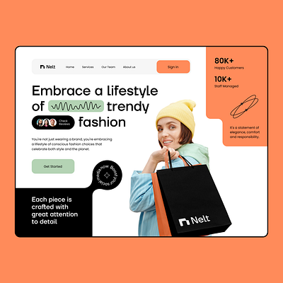 Cloths Selling Website UI graphic design logo ui