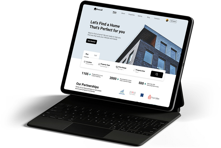 Real Estate Landing Page 🏭 by TasaAmeliaa on Dribbble