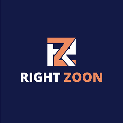 RZ Letter mark logo branding design graphic design illustration logo logo design typography ux vector