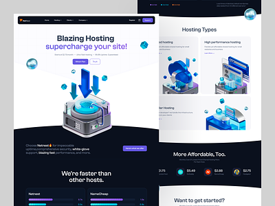 Saas Website design 3d clean design hosting landing page orix product design saas saas product ui web web design webdesign website