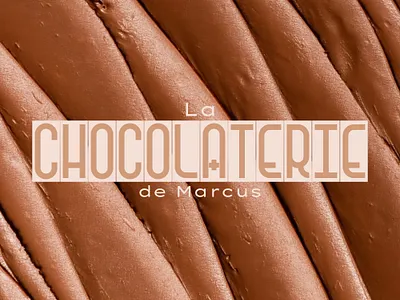 Logo - La Chocolaterie de Marcus branding chocolat chocolate design food graphic design illustration logo suisse typography vector