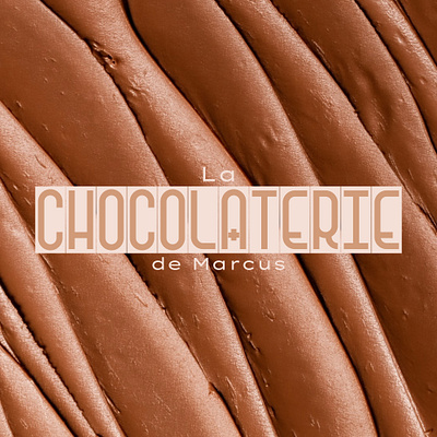 Logo - La Chocolaterie de Marcus branding chocolat chocolate design food graphic design illustration logo suisse typography vector