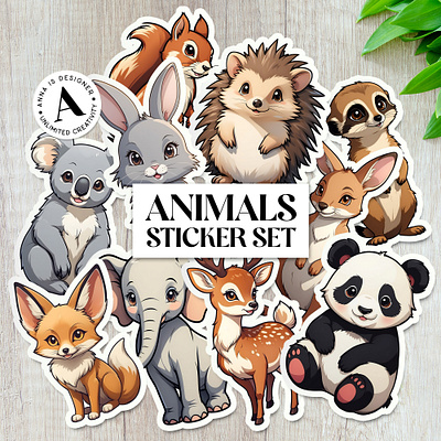 Cute Animals Stickers for Kids kids sticker stickers