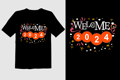 Happy new year 2024 2025 birthday christmas creative design fishing graphic design halloween illustration new year shirt shirts tshirt ui year