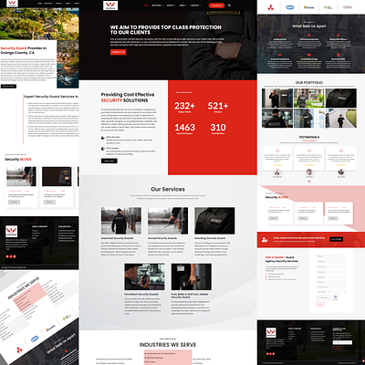 Fortress Shield Security Website security security guards security providing company service website ui unique unique design web design website website development wordpress wordpress website
