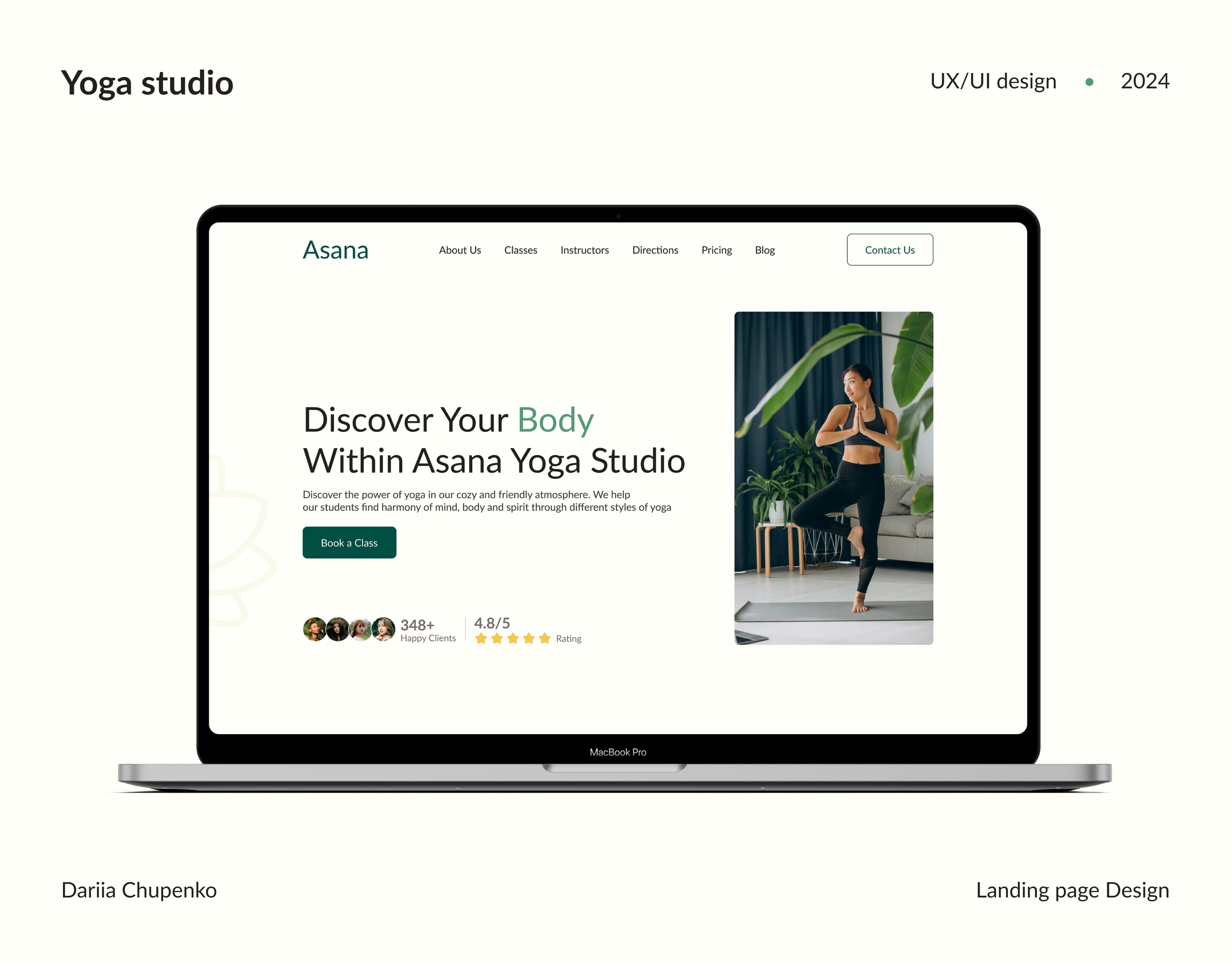 Example of Landing Page Design