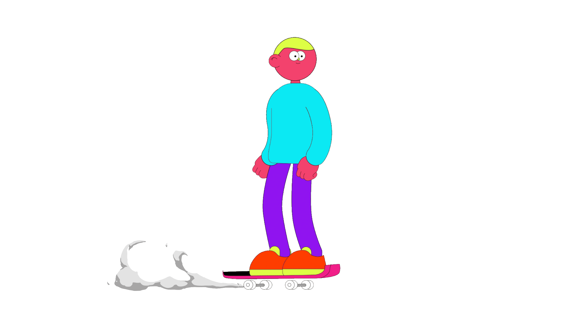 skating animation animation graphic design motion graphics