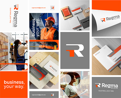 Regma Tec Visual Identity branding graphic design logo