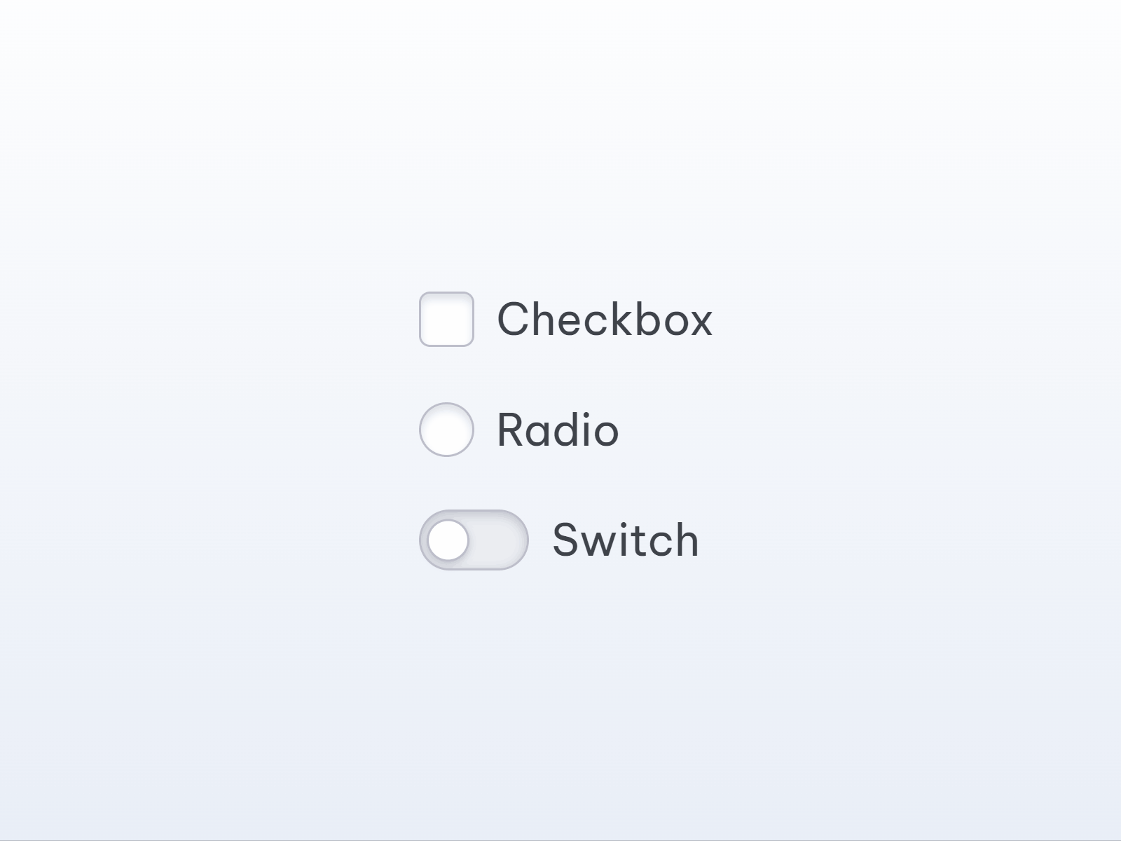 Animated Checkbox, Radio, and Switch Components animation checkbox radio switch ui ux