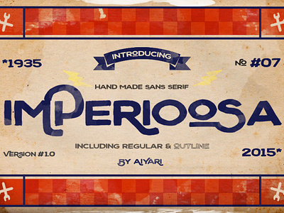 Imperioosa Font 20s30s aiyari classic custom culture decorative display font font garage grunge imperioosa font machine motorcycle outline racer racing fonst retro fonts san serif fonts templates vintage font web fonts