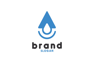 Waterdrop Logo branding graphic design logo waterlogo