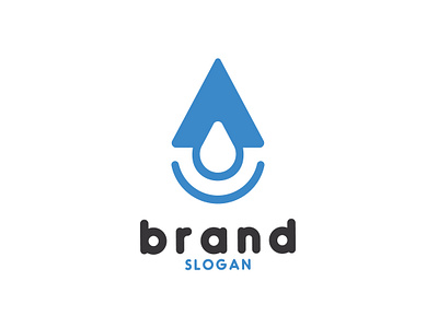 Waterdrop Logo branding graphic design logo waterlogo