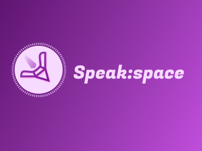 Speakspace Cover branding cover figma logo ui